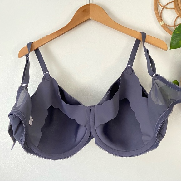SOLD Freya underwire pure sculpt molded nursing bra US 40I / UK 40G gray unlined - Picture 8 of 9